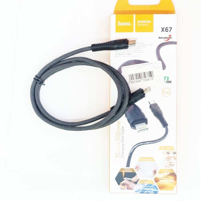 Cablu de încărcare din silicon HOCO Lightning la TYPE-C (pentru iPhone, iPad)