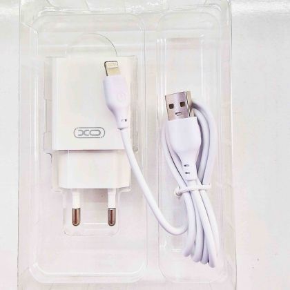 Зарядное устройство XO набор (блок + кабель ) 18W USB Lightning для iPhone, iPad