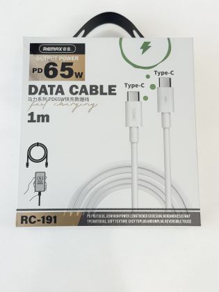 Кабель для зарядки REMAX 65W TYPE-C to TYPE-C - 1М