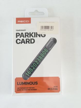 Card de parcare RECCI